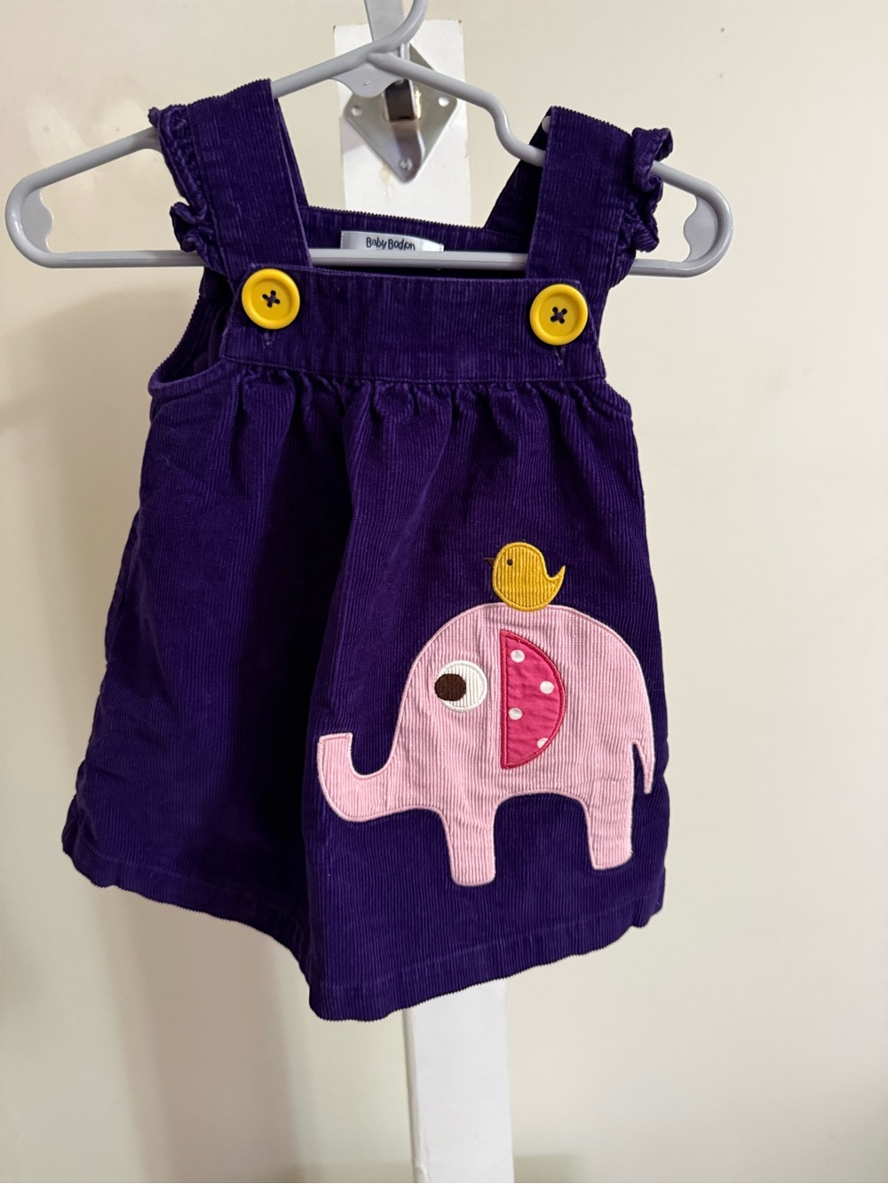 Baby Boden Elephant Pinnie